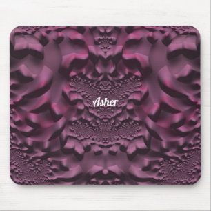 ASHER ~ 3D Roze en Paarse Muismat