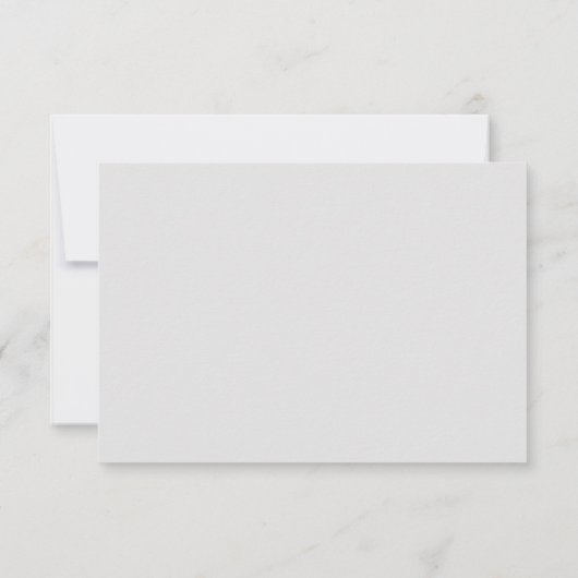 ASHER Elegant Calligraphy Script QR Code RSVP Card Kaart (Achterkant)