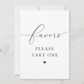 ASHER Elegant minimalistisch script Een positief t Kaart (Voorkant)