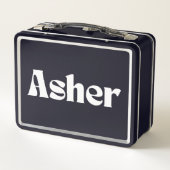 Asher Metal Lunchbox (Achterkant)