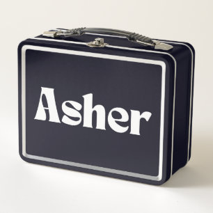 Asher Metal Lunchbox