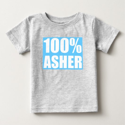 Asher naam 100 procent (Voorkant)