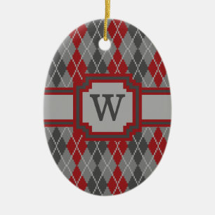 Ashes and Embers Argyle Ornament