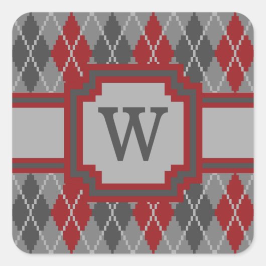 Ashes and Embers Argyle Sticker (Voorkant)