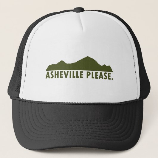 Asheville Alsjeblieft Trucker Pet (Voorkant)