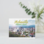 Asheville...ander is goed! briefkaart (Staand voorkant)