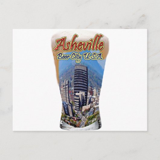 Asheville Beer City USA Briefkaart (Voorkant)