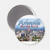 Asheville Beer City Verenigde Staten Magneet (Voorkant / Achterkant)