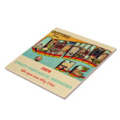 Asheville Caroline du Nord Carreau de Mémoire (Côté)