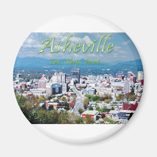 Asheville...Eet...Slaap...Verf Magneet