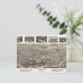 Asheville, NC 1912 Briefkaart (Staand voorkant)