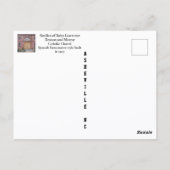 Asheville NC Basiliek van Saint Lawrence Briefkaart (Achterkant)