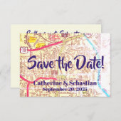 Asheville, NC Carte ancienne (Devant / Derrière)