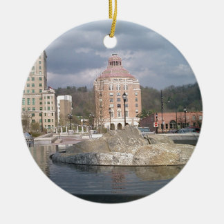 Asheville nc fontain keramisch ornament