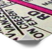 Asheville, NC  Map Poster (Hoek)