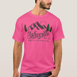 Asheville North Carolina Actief T-shirt