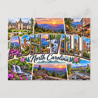Asheville North Carolina Briefkaart