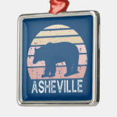 Asheville North Carolina Retro Beer Metalen Ornament (Links)