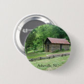 Asheville, North Carolina Ronde Button 5,7 Cm (Voorkant /achterkant)