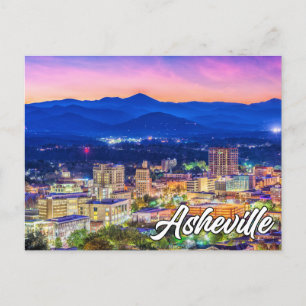 Asheville, North Carolina, Verenigde Staten Briefkaart