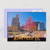 Asheville NV Briefkaart (Voorkant / Achterkant)