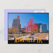 Asheville NV Briefkaart (Voorkant / Achterkant)