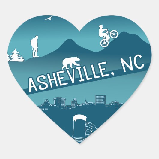 Asheville Sticker (Voorkant)