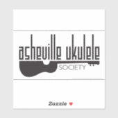 Asheville Ukulele Society Sticker (Vel)