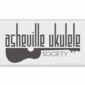 Asheville Ukulele Society Sticker (Voorkant)