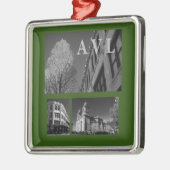 Asheville-versiering Metalen Ornament (Links)