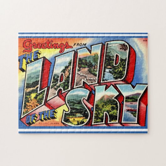  Asheville's Land of the Sky 11x14 Legpuzzel (Horizontaal)