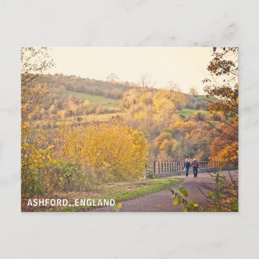 Ashford, Kent, Briefkaart Engeland (Voorkant)