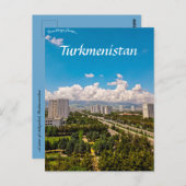 Ashgabat Turkmenistan Briefkaart (Voorkant / Achterkant)