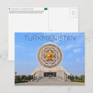 Ashgabat, Turkmenistan Reisansichtkaart Briefkaart