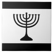 Ashkenazi Yiddish Flag Tegeltje (Voorkant)