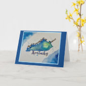 Ashland, carte pour notes du Kentucky (Fleur jaune)