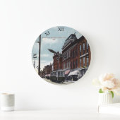 Ashland, Ohio Post Card Clock - Main St. 1908 Grote Klok (Huis)