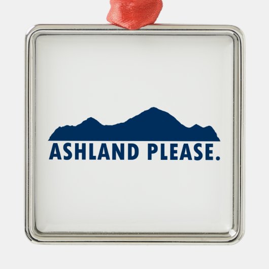 Ashland Oregon alsjeblieft Metalen Ornament (Voorkant)