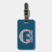 Ashland Oregon Retro Beer Bagagelabel (Voorkant verticaal)