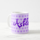 Ashleigh in Paars Koffiemok (Voorkant links)