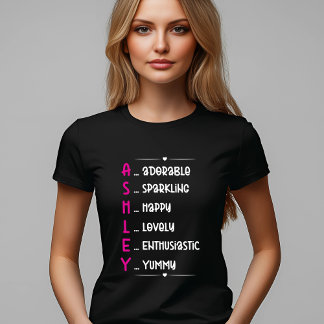 Ashley Acroniem Design for Fun Personalisatie T-shirt