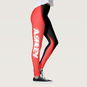 Ashley Add Jouw naam Abstracte Art Leggings
