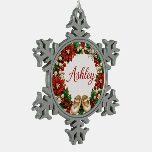 Ashley Baby’s First Christmas Ornament – Snowflake (Links)
