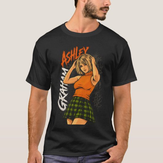 Ashley Horror Graham Art 09 | T-Shirt Basic Sombre (Devant)