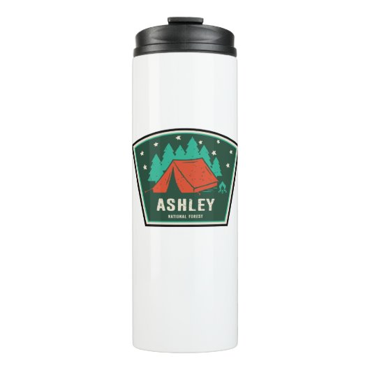 Ashley National Forest Camping Thermosbeker (Voorkant)