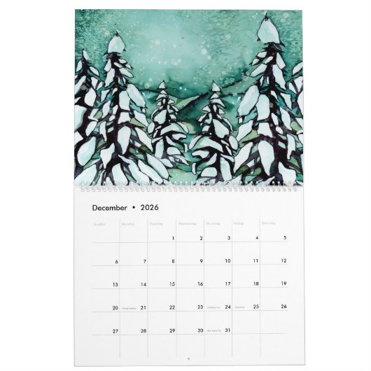 Ashley Seabolt Originals - Calendrier 2025 (Dec 2026)