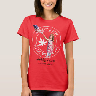 Ashley wet vlag T-shirt