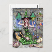 Ashlyn - Potion Witch Briefkaart (Voorkant / Achterkant)