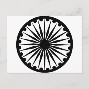 Ashoka Chakra Briefkaart