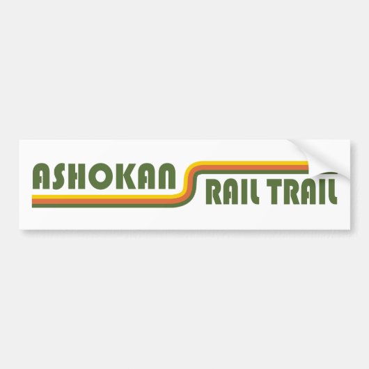 Ashokan Rail Trail New York Bumpersticker (Voorkant)